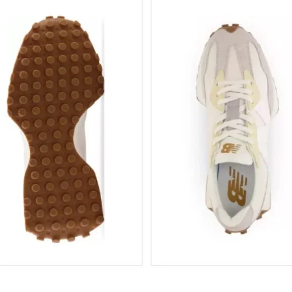 New Balance 327 Limited Edition Womens Sneakers Shoes White Grey Neutral size 9 - Picture 8 of 11